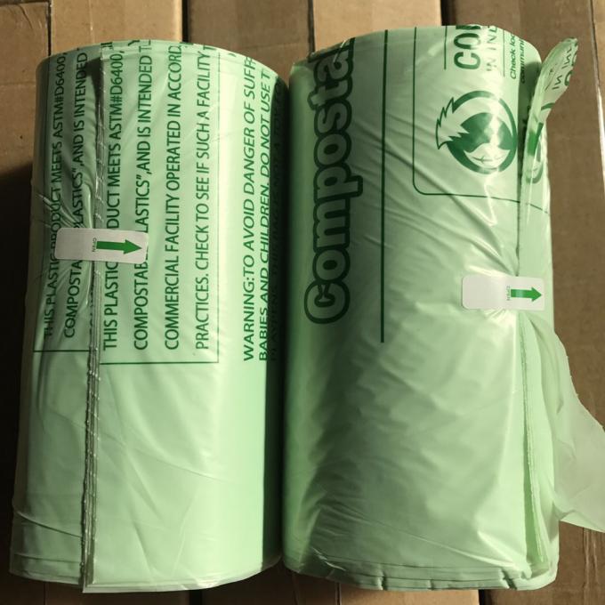 PBAT-het handvat composteerbare biologisch afbreekbare zak van het maïszetmeelvest