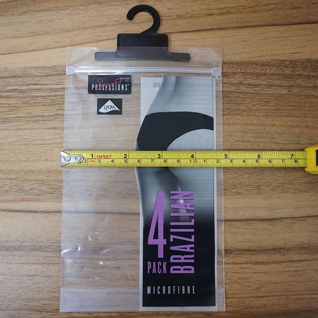 van de de fabrieks goedkope prijs van China biologisch afbreekbare hdpe materiële transparante k verpakkende zakken voor kleding met hanger