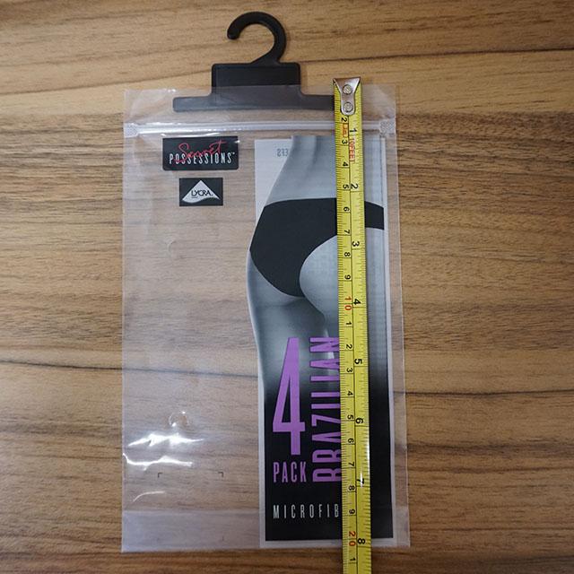 van de de fabrieks goedkope prijs van China biologisch afbreekbare hdpe materiële transparante k verpakkende zakken voor kleding met hanger