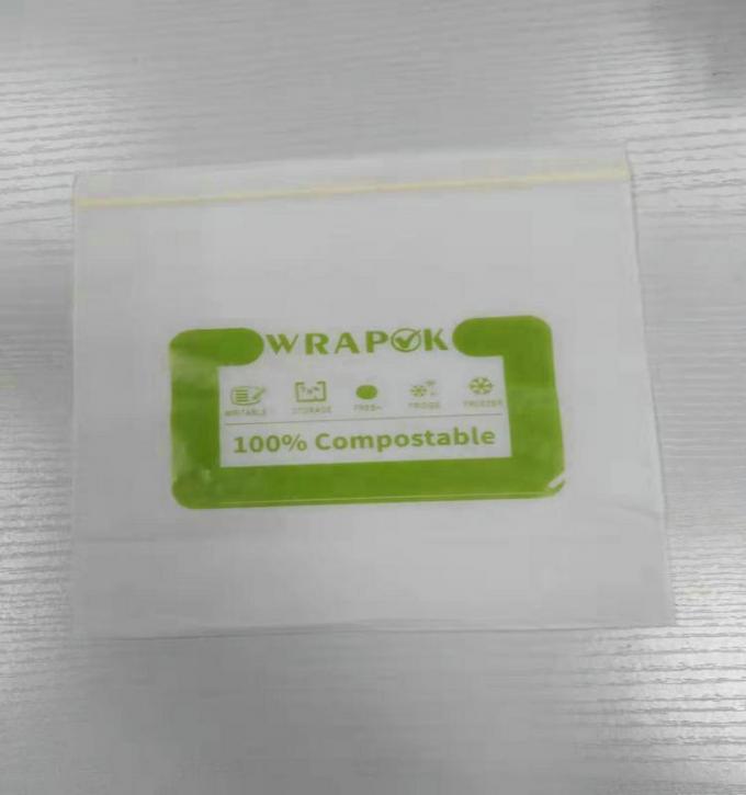 100% biologisch afbreekbare van het de Zakvoedsel van de Maïszetmeel Composteerbare Plastic Ritssluiting de rang biologisch afbreekbare PLA zakken