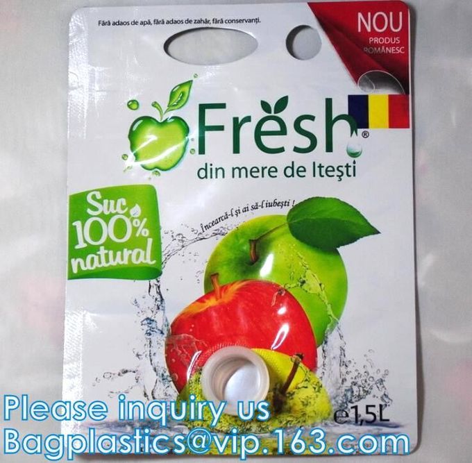 Spuit de Tribune van de bestsellerjuice fresh food packaging FDA 80ml van Amazonië omhoog Zak met de Dubbele Opnieuw te gebruiken Plastic Zak van k