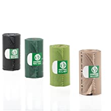 Composteerbare Zak voor van de de Houdersdouane van Drawstring van het Hondachterschip van het de Hondenachterschip de Zakautomaat, Bemerkte de Zak Composteerbare Puppy van het Hondachterschip 2