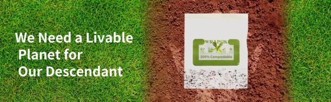 huishouden composteerbare bio chemisch afbreekbare plastic vuilniszak, van het de Douanelinnen van 100% de Composteerbare zak van de de zakkruidenierswinkel 0