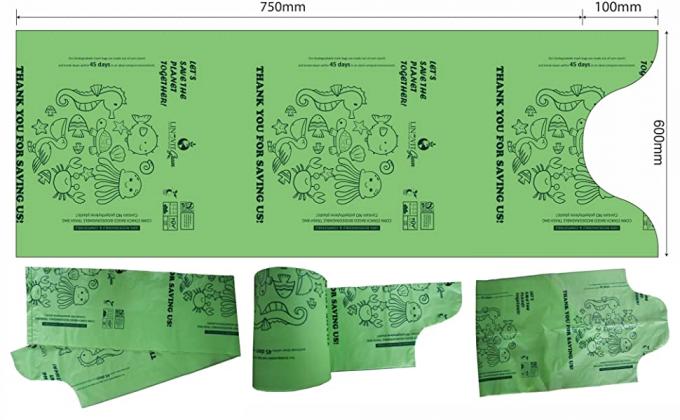 biobag, bolsas DE basura, biologisch afbreekbaar, composteerbaar, het drawstring, bandkleppen, trashbags