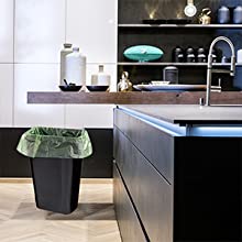 De zak van de BioPlastict-shirt wordt gebruikt die voor haalt voedsel, Composteerbare Beschikbare Biologisch afbreekbare Plastic Zakkenvuilniszak voor Bevroren weg 5