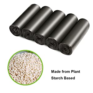 Van het het Afvalafval van de Eco Vriendschappelijke Beschikbare Biologisch afbreekbare en Composteerbare Keuken de Inzamelings Biologisch afbreekbare Vuilniszakken Compostabl 0