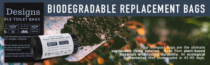 Composteerbare wegwerpbare biologisch afbreekbare zak, milieuvriendelijk composteerbare afvalzakken van maïsstysel 0