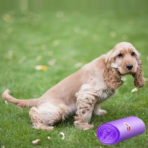 het chemisch afbreekbare achterschip van het huisdierenafval doet hondkat in zakken schoonmaakt nieuwe vullingsvuilniszak, van de de zak de openluchthond van het Huisdierenafval schoonmakende zakken biodegradabl 6