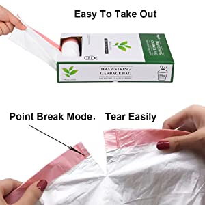 De aarde-vriendschappelijke Hond100% Composteerbare Zakken voor Achterschip, 4Refill rolt, 60Bags-Totaal, van het het Afvalachterschip van de Huisdierenhond Plastic Vuilniszak 100 2