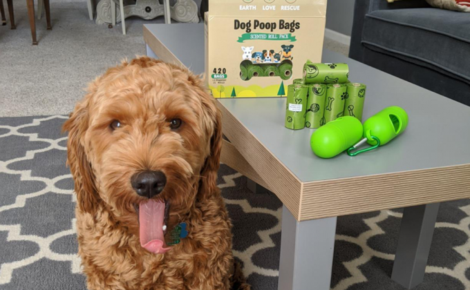 de zakmaïszetmeel van het hondachterschip compostables, van het de Hondhuisdier van Unscented Milieuvriendelijke Composteerbare het Achterschipzakken, het lekbewijs van de sterverbinding 6