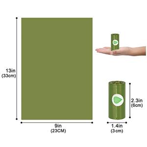 64 biologisch afbreekbare vuilniszak van de gallon de composteerbare vuilniszak, 0,9 Mil, 47 " W x 60 " H, maïszetmeel gemaakte 100%-eco vriendschappelijke direct 5