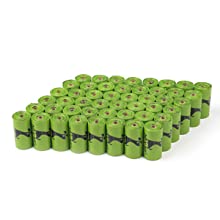 De beschikbare Composteerbare Zak van het Hondachterschip voor Huisdier het Schoonmaken, aarde-Vriendschappelijke Lekvrije het Afvalzakken van het Hondachterschip met gemakkelijk-Bandhandvat 3