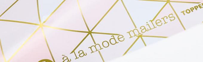 polymailerspolybags die mailers 10x13 verschepen die van de enveloppenontwerper sterk roze groenachtig blauw goud kleden