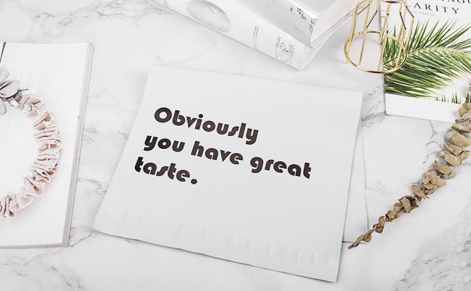 Postende Enveloppen, Verschepende Zakken voor Kleding, Handvat Verschepende Zakken 3 Mil Pretty Thick Self Adhesive-Postenveloppen 0