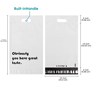 Postende Enveloppen, Verschepende Zakken voor Kleding, Handvat Verschepende Zakken 3 Mil Pretty Thick Self Adhesive-Postenveloppen 3