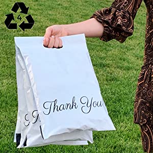 Postende Enveloppen, Verschepende Zakken voor Kleding, Handvat Verschepende Zakken 3 Mil Pretty Thick Self Adhesive-Postenveloppen 5
