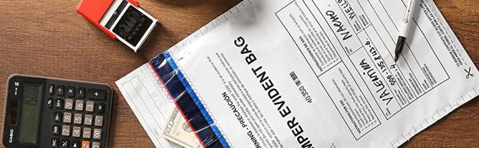 de stortingszakken, knoeien duidelijk