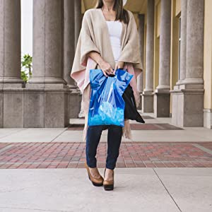 Opnieuw te gebruiken Kruidenierswinkel het Winkelen Zak met Versterkte Harde Bodem, Riem, Vouwbaar, Tribunes Rechte, Multifunctionele Op zwaar werk berekende Totalisator 0