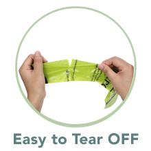 Vult de aarde Vriendschappelijke 4 Broodjes Composteerbaar Doggie-Zakachterschip, Super Dikke en Lekvrije maïszetmeel composteerbare bioeco opnieuw 2