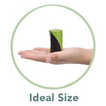 Vult de aarde Vriendschappelijke 4 Broodjes Composteerbaar Doggie-Zakachterschip, Super Dikke en Lekvrije maïszetmeel composteerbare bioeco opnieuw 4