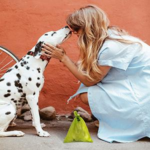 Vult de aarde Vriendschappelijke 4 Broodjes Composteerbaar Doggie-Zakachterschip, Super Dikke en Lekvrije maïszetmeel composteerbare bioeco opnieuw 7
