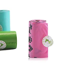 De installatie-gebaseerde Zak van het Hondafval | Composteerbaar huis | De Broodjes van de automaatnieuwe vulling | Van het Bewijspoo van het Unscentedlek van de Zakkeneco Vriendschappelijke bio 5