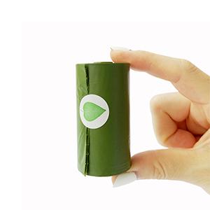 Composteerbare Rekupereerbare Duidelijke Poly de Zakkendouane Logo Seal Garbage Bag, de zak van het hondachterschip, zak van een hond, huisdierensuppli van de fabrieksleverancier 0