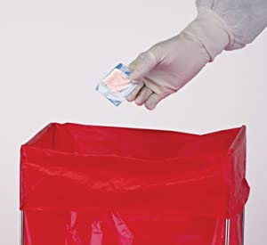 De Zakken van de Biohazardverwijdering met Waarschuwingsetiket/het Laboratorium van de Sterilisatieindicator kunnen Voeringen veilig Etiketterend Biohazardous Afval 5