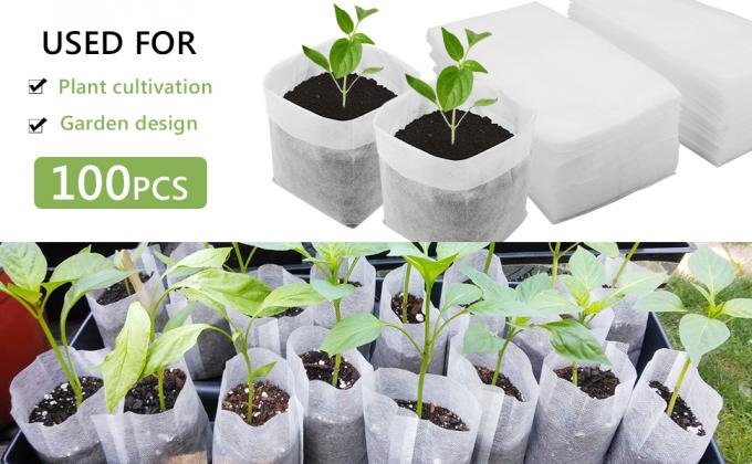 De tuinbouw, kweekt Zakken, Hydrocultuur, Grond, Tuin, Planter, Kinderdagverblijf, Pottenzak, Dik gemaakte Plastic Kinderdagverblijfzakken voor Installatie 0