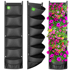 De hangende het Groeien Aardbei doet Planter, Verticale Muur Hangende Planters, Kruiden, Succulents, Kunstmatige Installaties of Bloemen in zakken 3