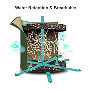 de aardappel kweekt zak