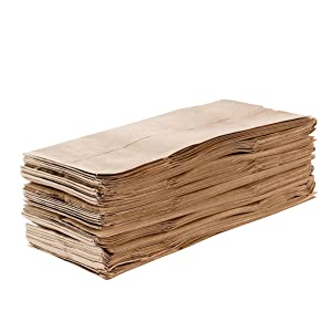 Het Pakpapierzakken van kraftpapier (Telling 250) - Kleine het Pakpapierzakken van Kraftpapier voor Verpakkingslunch - Lege Zakken