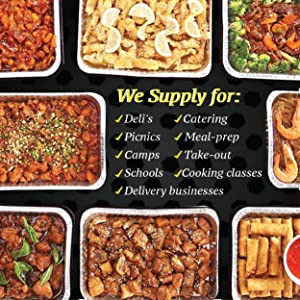 Het opnieuw verwarmen, het Bakken, het Roosteren, Prep Maaltijd, de Containersaluminium Pan Disposable Heavy Duty Rectangular Tin Foil Pans van Togo 3