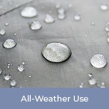 Het CANVAS van de LADINGENdekking & van het LEVERINGScanvas Geteerd zeildoek voor Dak, Openlucht, Terras. Regen of Zon (Omkeerbaar, Zilveren en Zwart) 1