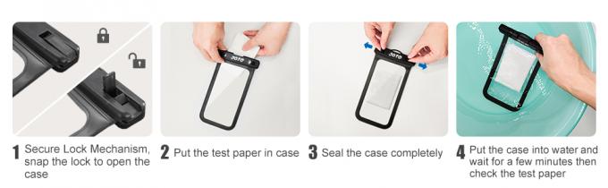 Zak van de het Paktelefoon van de Bagease de Waterdichte Ritssluiting met de Luchtdichte Bescherming van de Ritssluitings Droge Zak voor Watersporten en Avonturenreis 3