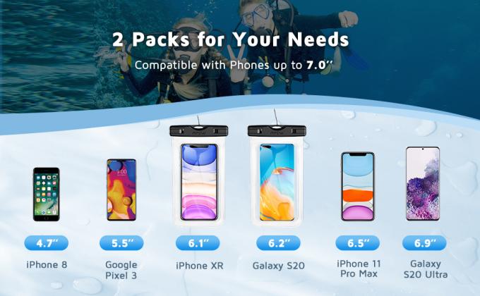 waterdichte telefoonzak