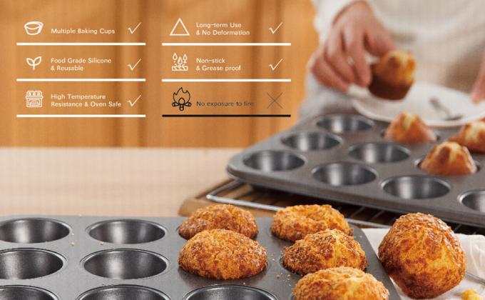 Voeringen van de de Voerings150pcs de Standaardmuffin van Katbitecupcake, Beschikbare Bakselkoppen