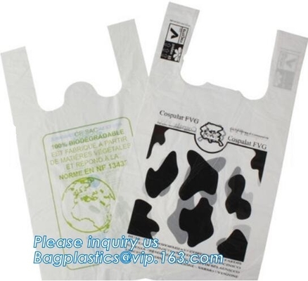 De biologisch afbreekbare Composteerbare Plastic Vuilniszak, Milieuvriendelijke Composteerbare Zak, paste 100% Composteerbare Biologisch afbreekbare T-S aan