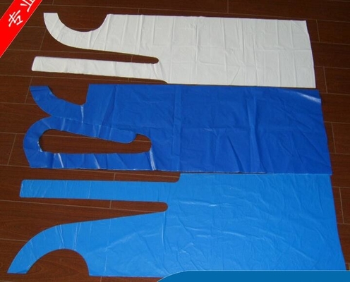 De aangepaste beschikbare plastic schorten maken medische /kitchen-schortpe schort, Medisch Voedsel Waterdichte Beschikbare Plast waterdicht