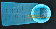 het braken braakt Gebruikt zakwegwerpproduct, want hospita/-het beschikbare blauwe plastiek van reis/airplane/ zak met ring Medische Emes braakt