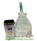 De Composteerbare Biologisch afbreekbare Vuilniszak van het douanemaïszetmeel 100%, de composteerbare plastic verse groenten die van PLA zak PBAT verpakt