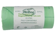 het maïszetmeel maakte tot 100% biologisch afbreekbare composteerbare douane gedrukte t-shirt plastic zak met eigen embleem, milieuvriendelijke verpakkingsbedelaars
