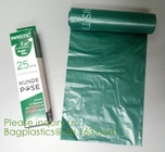 Maniok van de het ziekenhuis bemerkte de Medische Douane Composteerbare Eco-pak Bio Chemisch afbreekbare Vuilniszakken met Embleem, Bagease Bagplastics