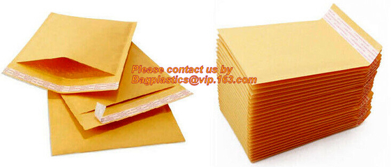 Kraftpapier-Document Zelfverbinding Opgevulde de Enveloppenkoerier Bags, de Bel van Bellenmailers Opgevulde Zak van Enveloppenmailers, bagease, pac