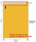 Kraftpapier-Bel de Biologisch afbreekbare van de de Glamourbel van Postzakken Schil van Mailers en Verbinding Opgevulde Postenveloppen voor het Verschepen, Pac