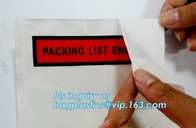 Zelfklevende PE enveloppen voor documenten die lijst/Polymailers/Plastic postzakken, de Envelop van het Postpak, bagease inpakken pac