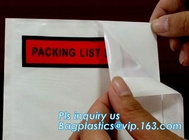 Zelfklevende PE enveloppen voor documenten die lijst/Polymailers/Plastic postzakken, de Envelop van het Postpak, bagease inpakken pac