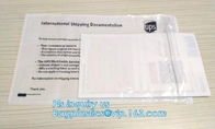 De Lijst van de het Documentverpakking van de zelf-verbindingsveiligheid, van de de rekeningsverpakking van UPS TNT uitdrukkelijke de lijstenvelop, de ingesloten zak van het envelopontvangstbewijs