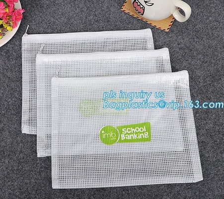 De Zakken van het schuifpit in Hete Verkoop, schuifhulpmiddelen, pen, kleine artikelpakketzak, van de de schuifzak van k de vinylzak van het de schuifpit van pvc
