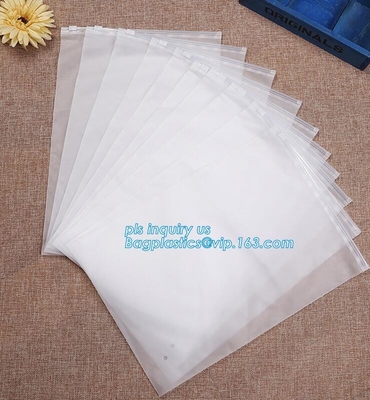 vinyl de hangerzak van schuifpvc, vinylpvc-zakken met schuifritssluiting, OEM de duidelijke plastic duidelijke vinylschuif van de ritssluitingszak zippe